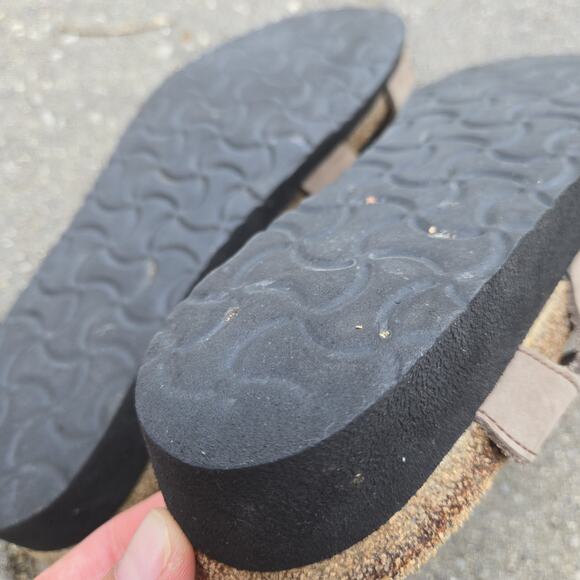 Naot Kayla Womens EU Sz 40, US 9 Wedge Sandals Soft Leather - Picture 4 of 12